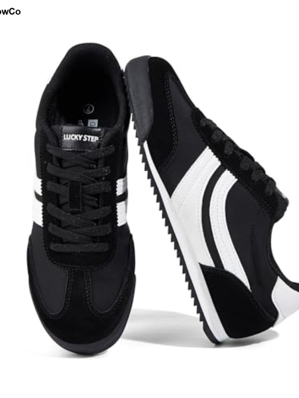 Women's Retro Fashion Sneakers Nylon Suede Lightweight Lace-Up Shoes